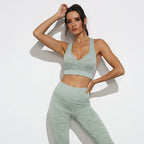 Pants and Bra Two Piece Set