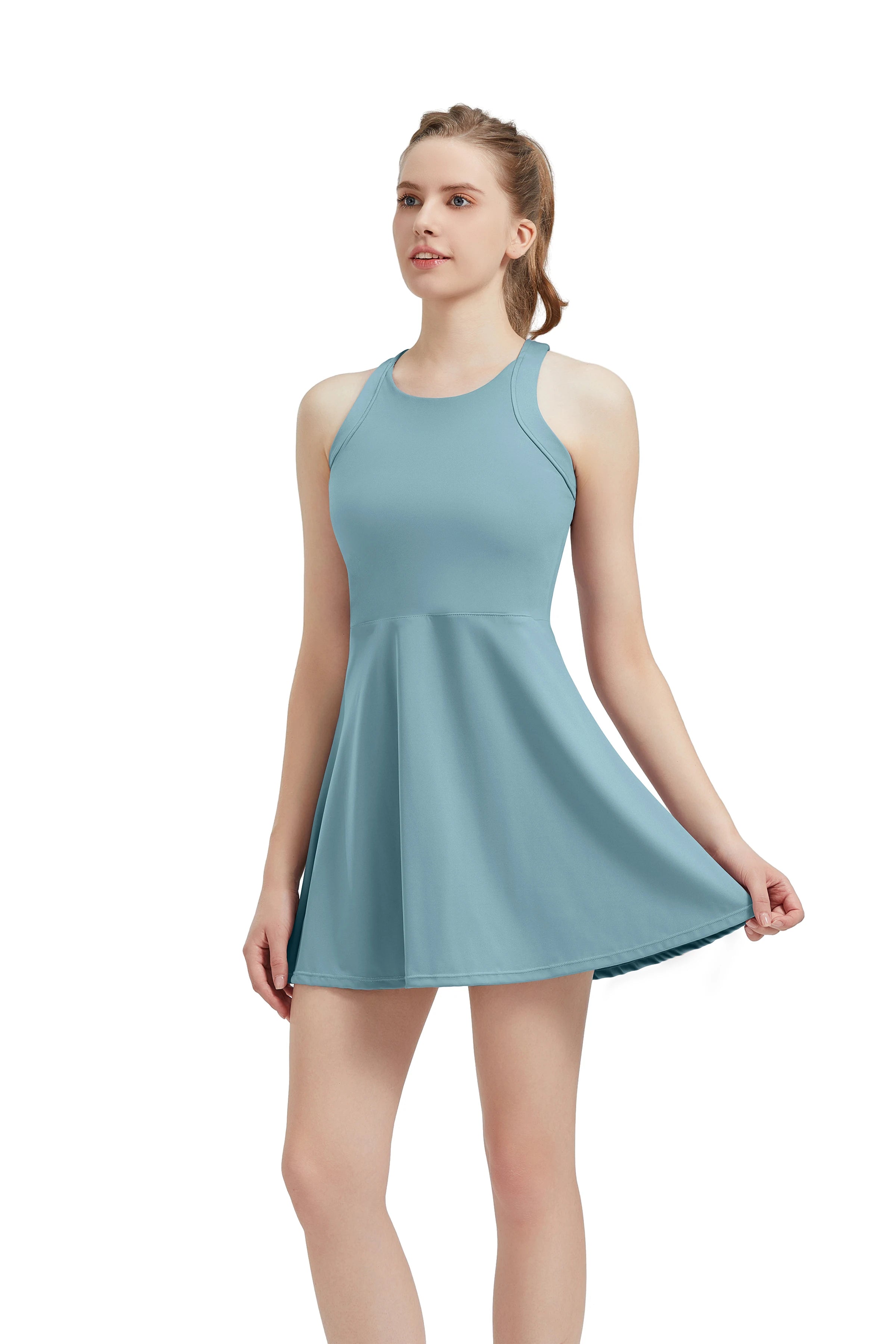 Tennis Skirt Set With Pockets