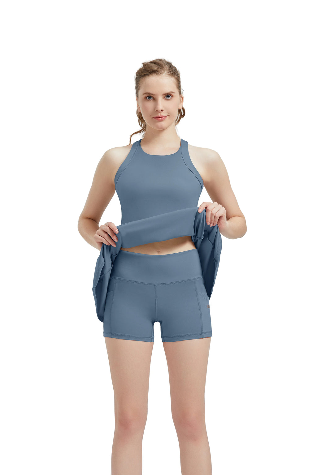 Tennis Skirt Set With Pockets