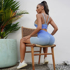 Sports Bra Shorts Leggings Sets