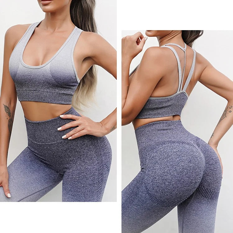 Sports Bra Shorts Leggings Sets