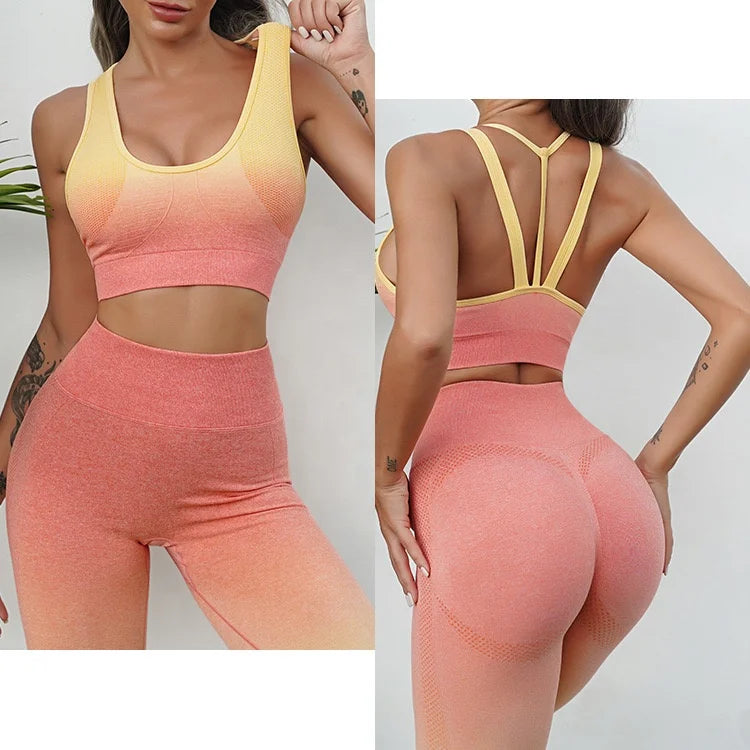 Sports Bra Shorts Leggings Sets